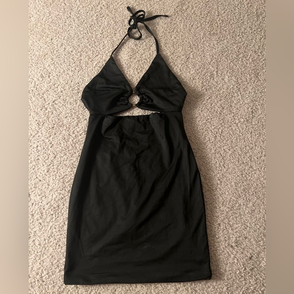 Princess Polly Black Bennie Mini Dress - Picture 7 of 12